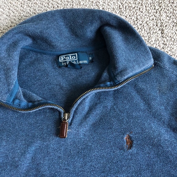 Polo Ralph Lauren Quarter-Zip Sweater | Men’s S - Picture 3 of 3